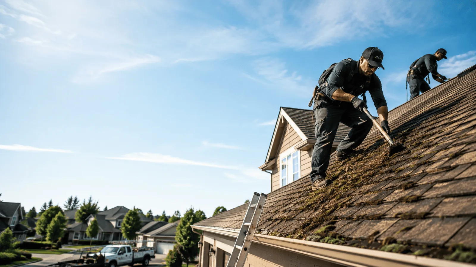 Roof Moss Removal in Rock, KS near me